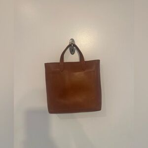 NWT Madewell Small Transport Leather Brown Tote Bag
